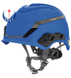 Mũ bảo hộ V-Gard® H1, Novent, Blue, Fas-Trac® III Pivot, ANSI, EN397